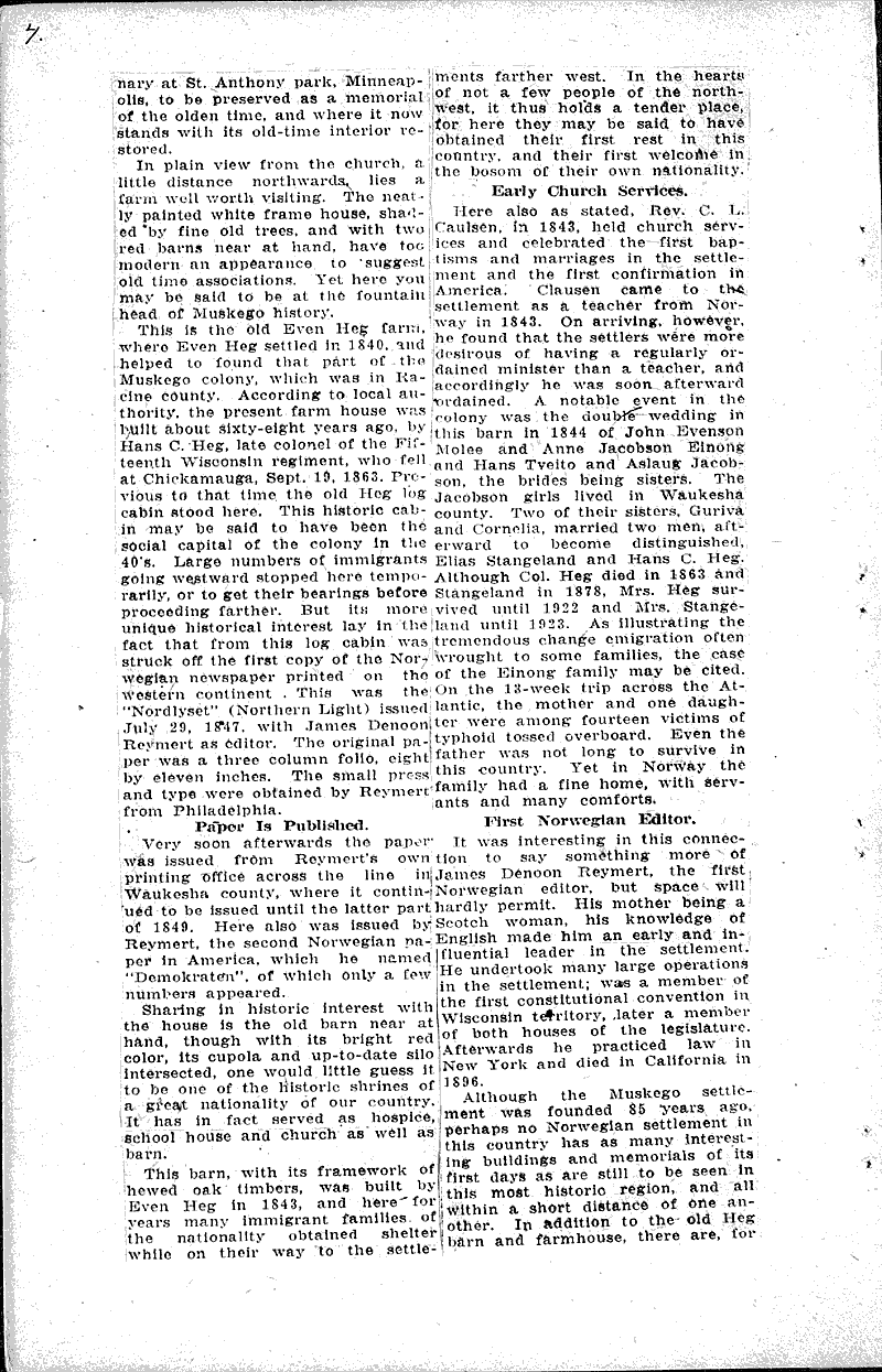  Source: Racine Journal-News Topics: Immigrants Date: 1924-07-16