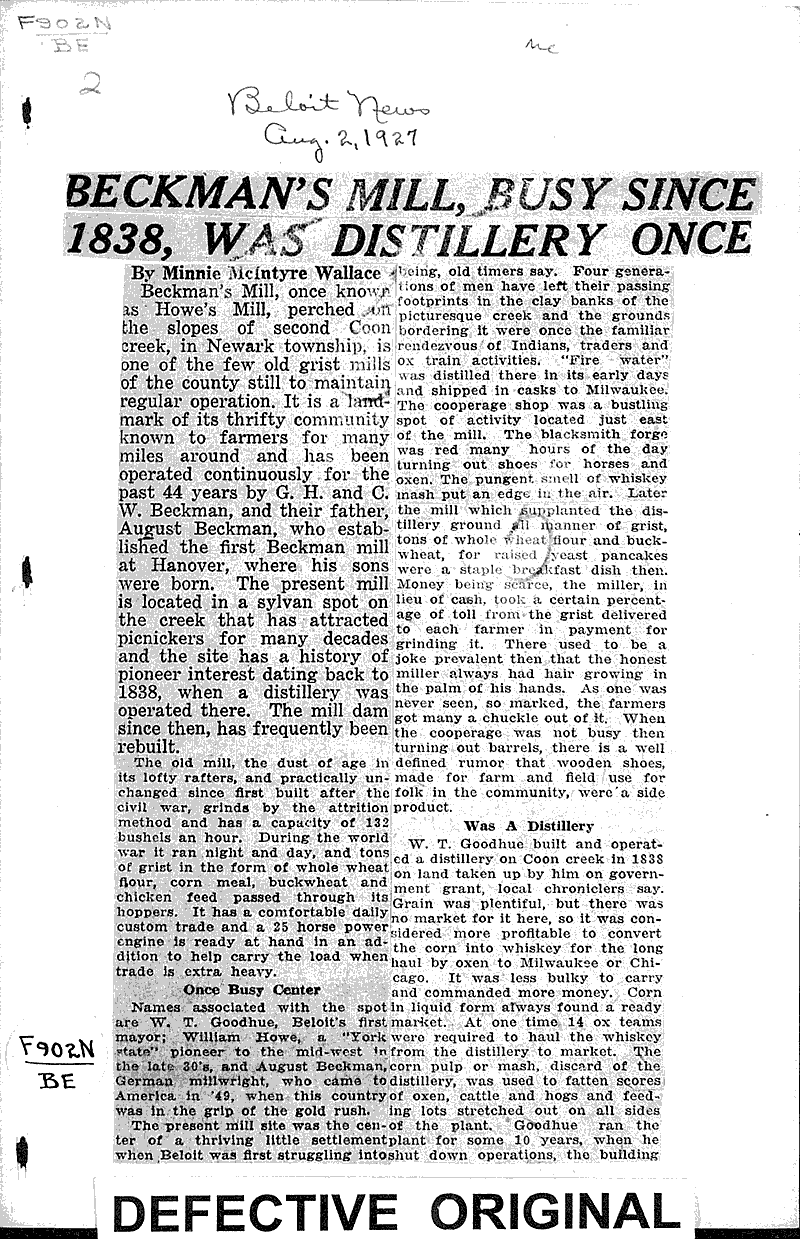  Source: Beloit News Topics: Architecture Date: 1927-08-02