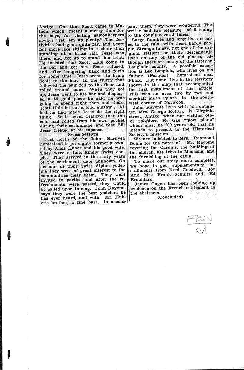  Source: Antigo Daily Journal Topics: Immigrants Date: 1933-04-26