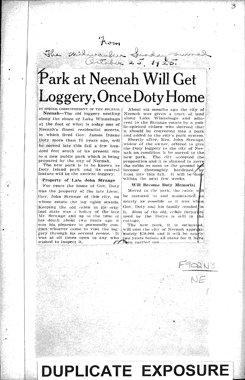  Source: Milwaukee Sunday Journal Topics: Architecture Date: 1925-10-25