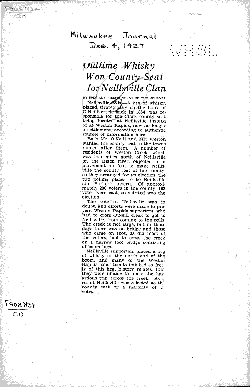  Source: Milwaukee Journal Topics: Government and Politics Date: 1927-12-04