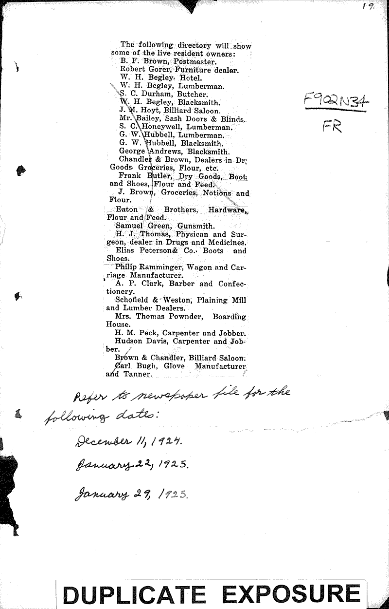  Source: Neillsville Press Date: 1925-03-05