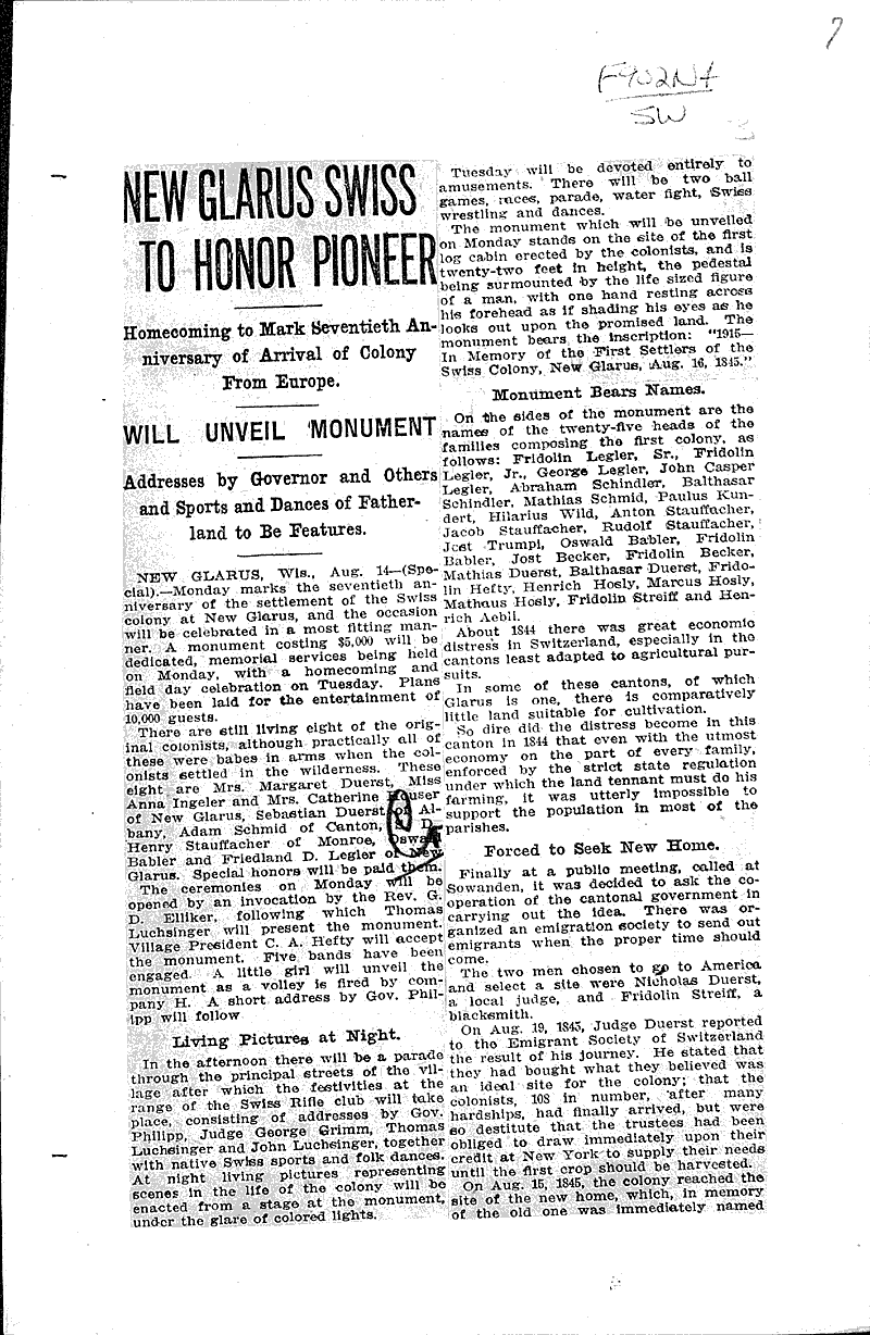  Source: Milwaukee Sentinel Topics: Immigrants Date: 1915-08-15