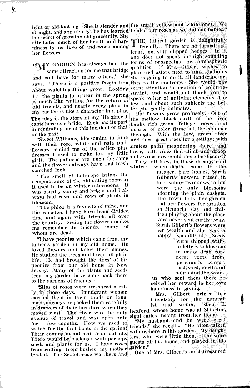 Garden links the present with pioneers Source: Milwaukee Journal Topics: Immigrants Date: 1927-12-04
