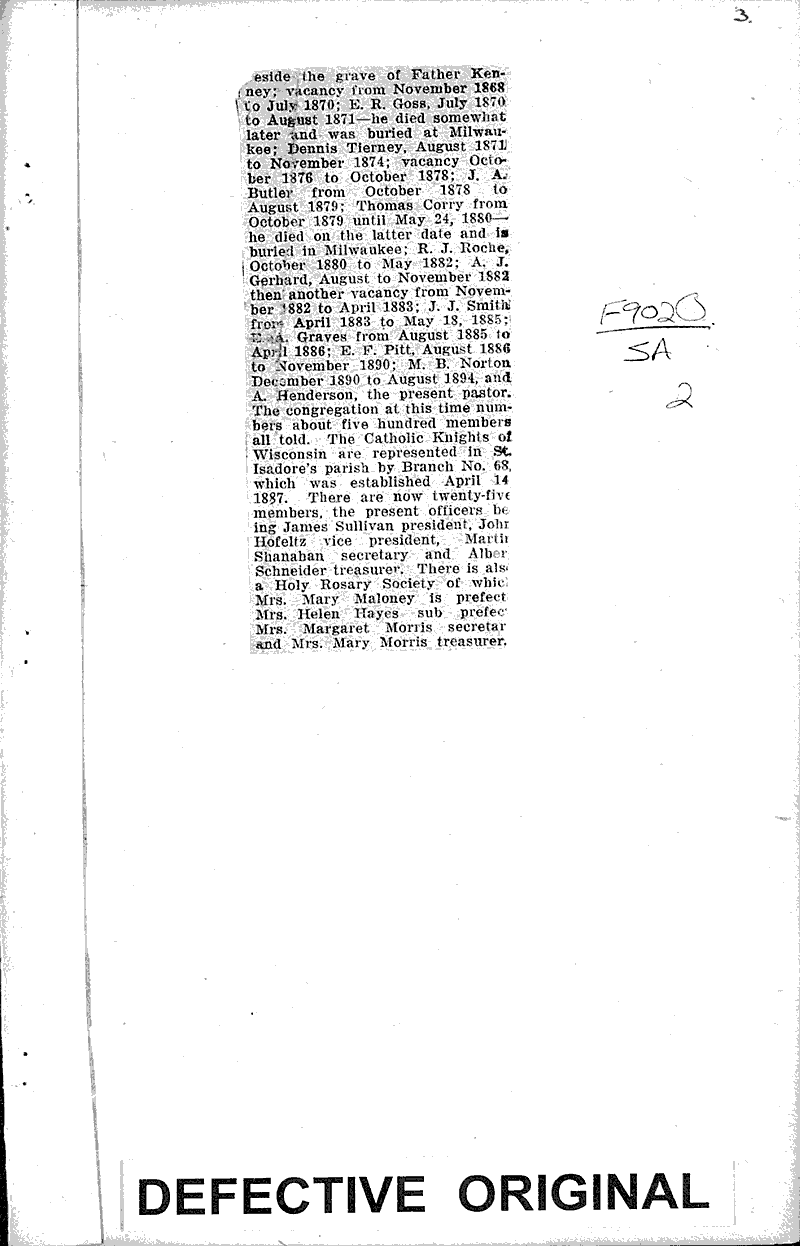  Source: Manitowoc Herald Topics: Church History Date: 1925-07-16