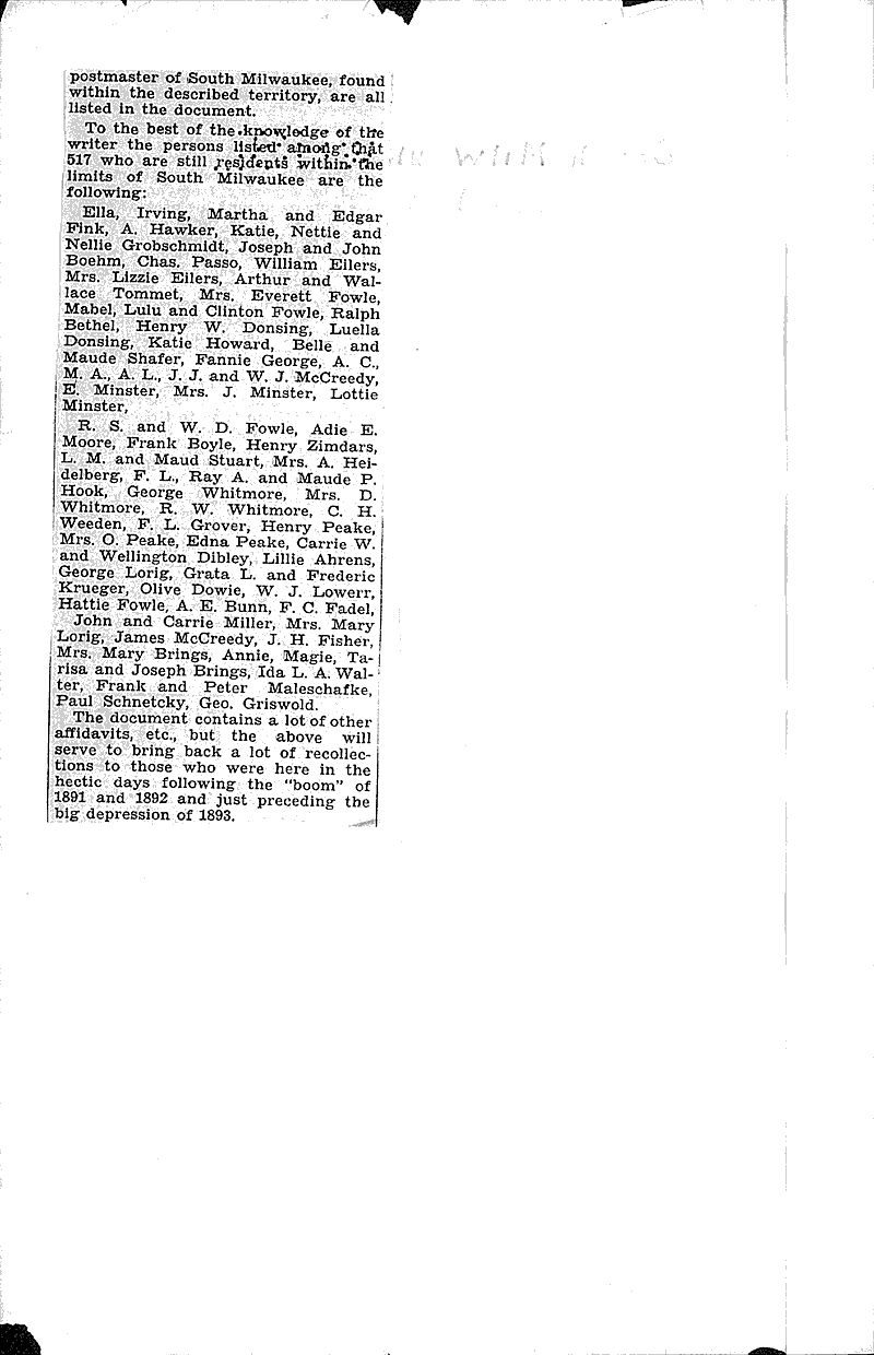  Source: South Milwaukee Journal Topics: Government and Politics Date: 1934-09-21