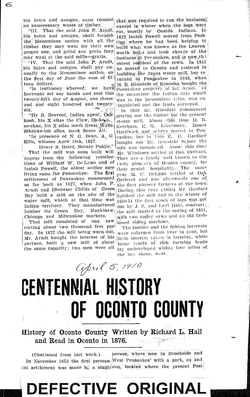  Source: Marinette Eagle-Star Date: 1910-03-22