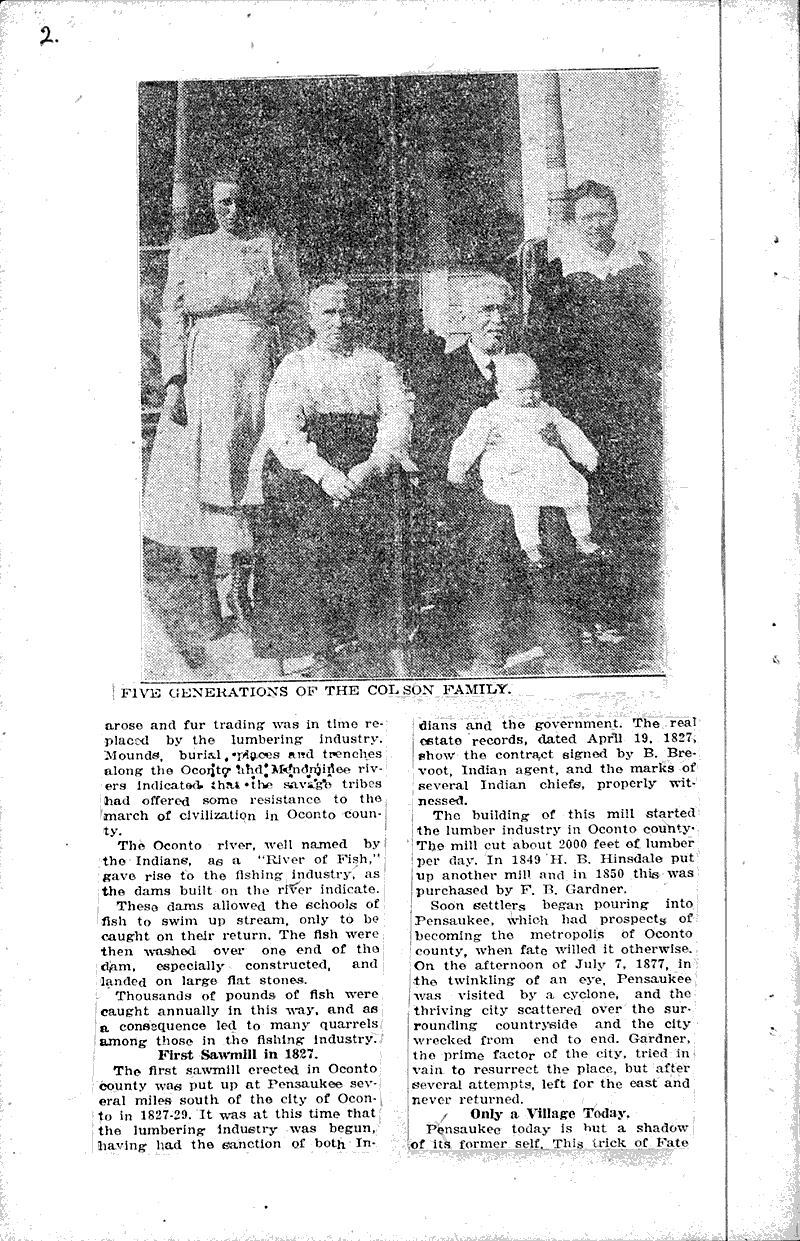  Source: Green Bay Gazette Topics: Indians and Native Peoples Date: 1923-05-14