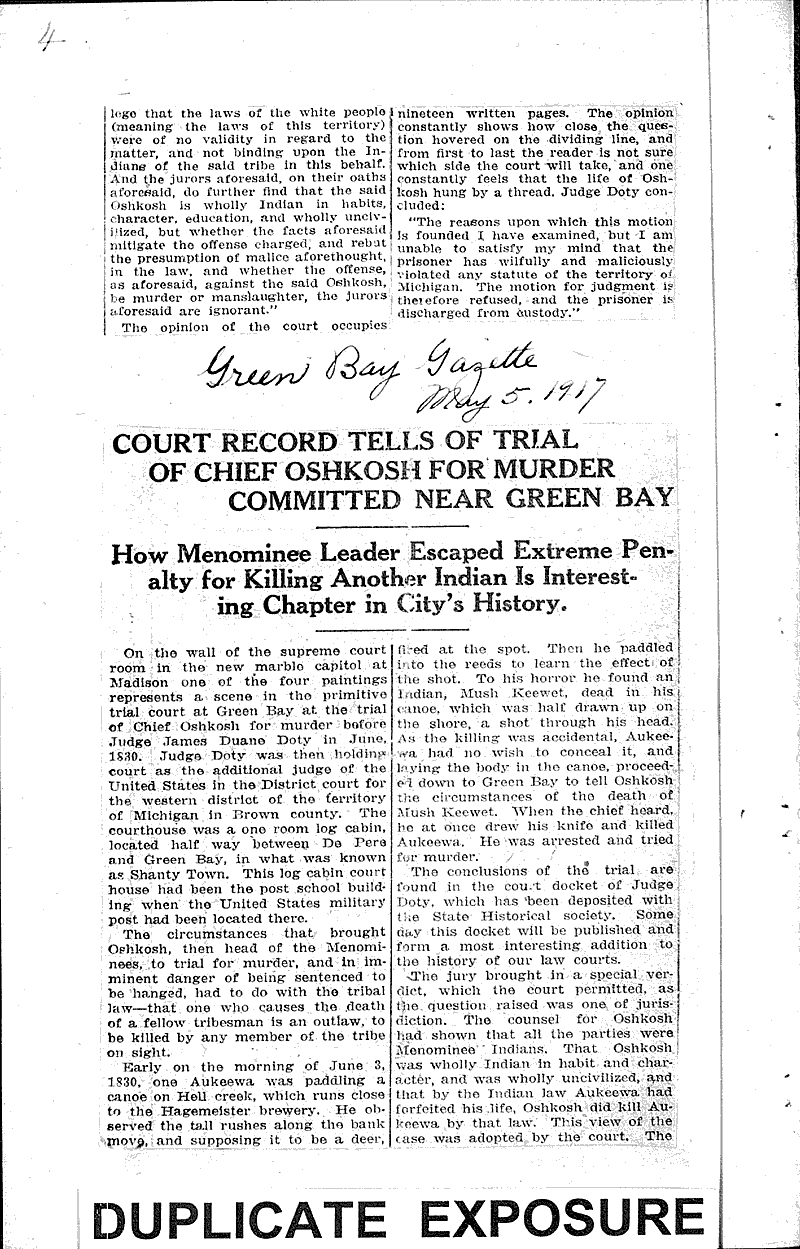  Source: Milwaukee Sentinel Topics: Indians and Native Peoples Date: 1917-04-29