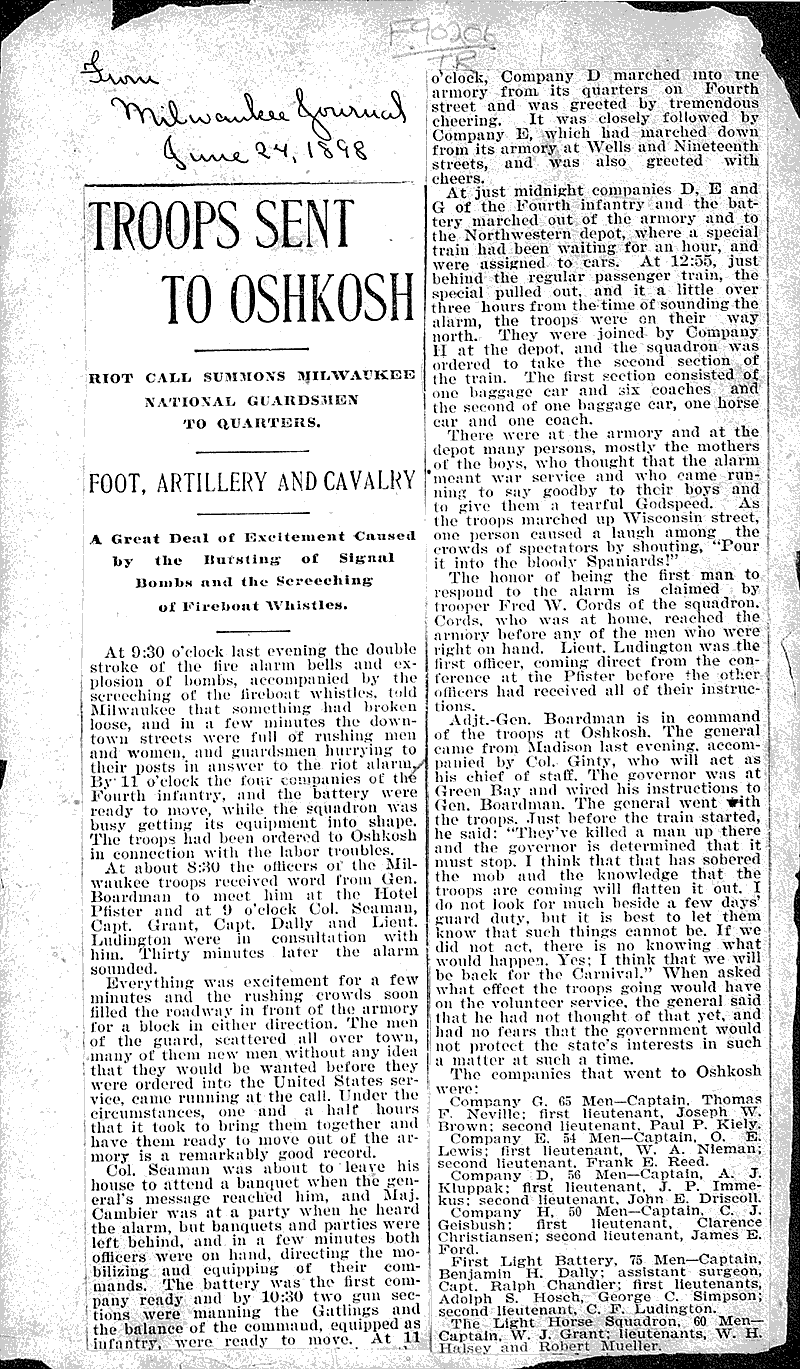  Source: Milwaukee Sentinel Topics: Social and Political Movements Date: 1898-06-24