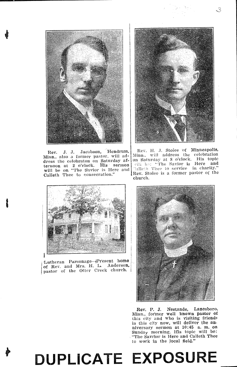 Otter Creek church celebrates 75th year Newspaper Article/Clipping