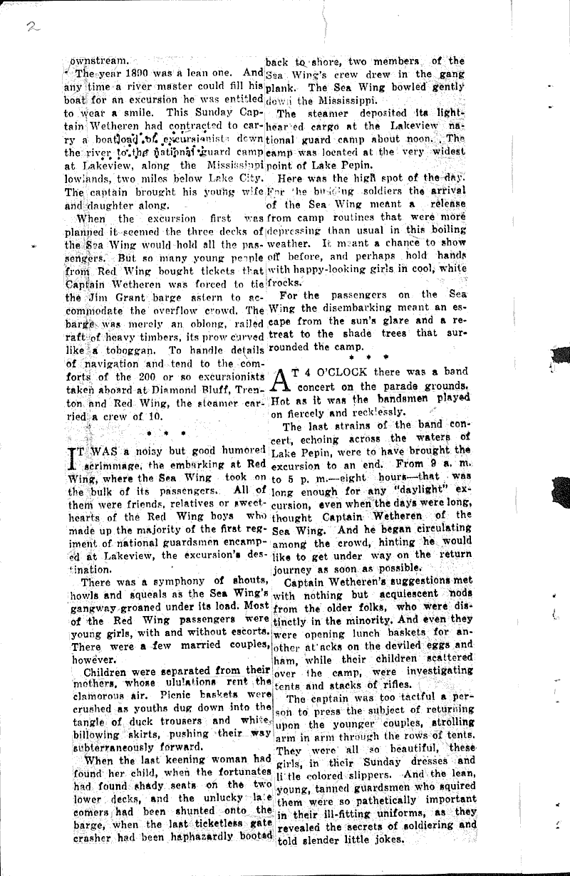 When death rode a tornado The sea wing tragedy on Lake Pepin