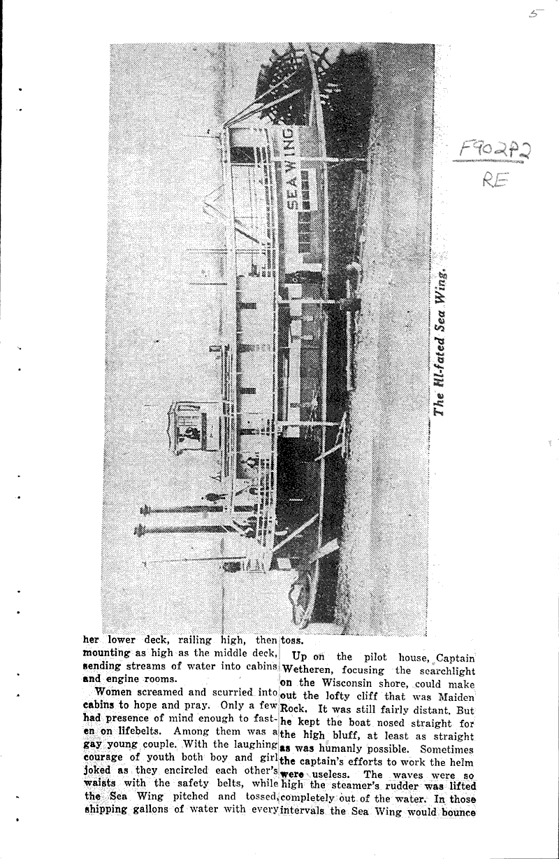 When death rode a tornado The sea wing tragedy on Lake Pepin