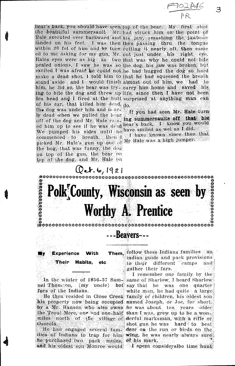  Source: Osceola Sun Date: 1921-09-21