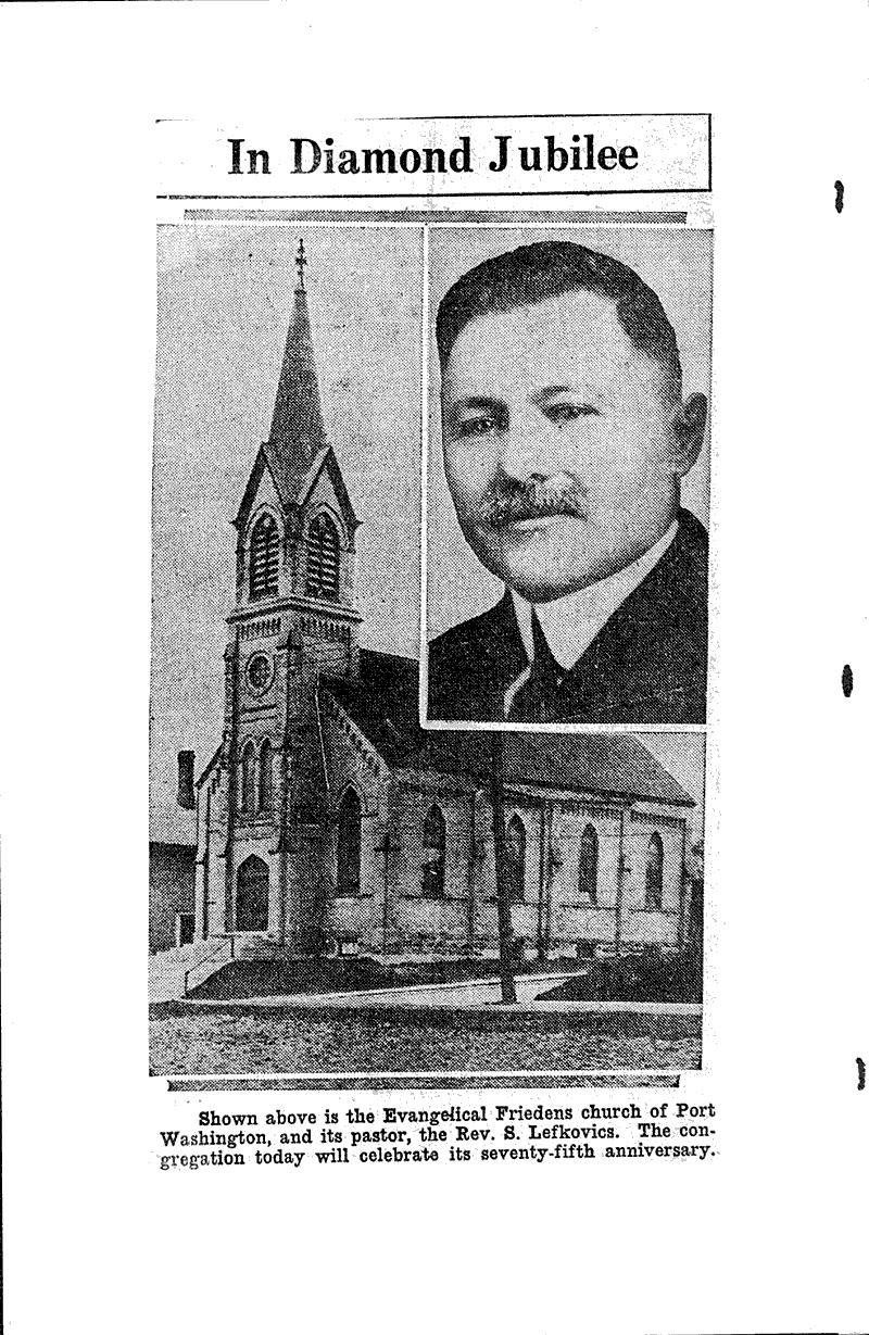  Source: Milwaukee Wisconsin News Topics: Church History Date: 1929-08-06