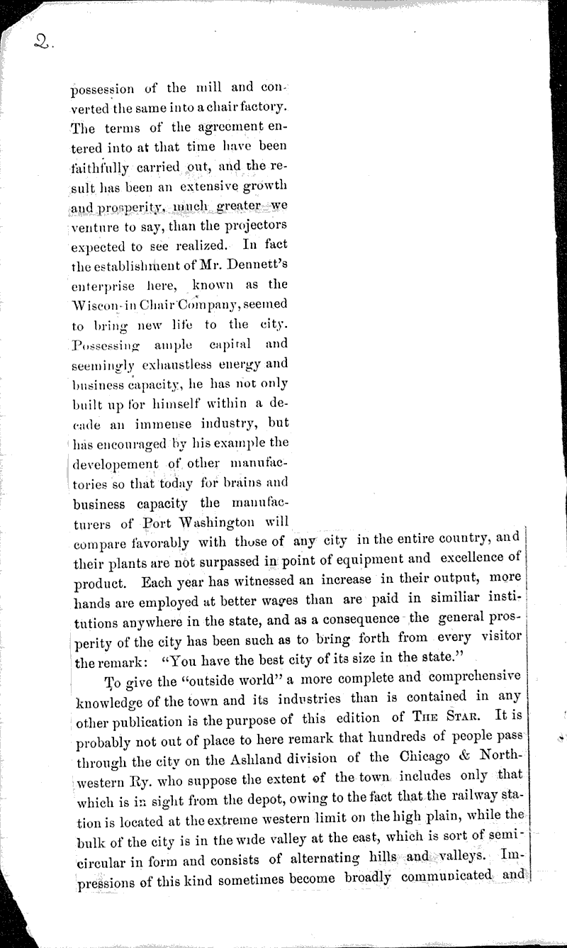  Source: Port Washington Star Date: 1898-07-04