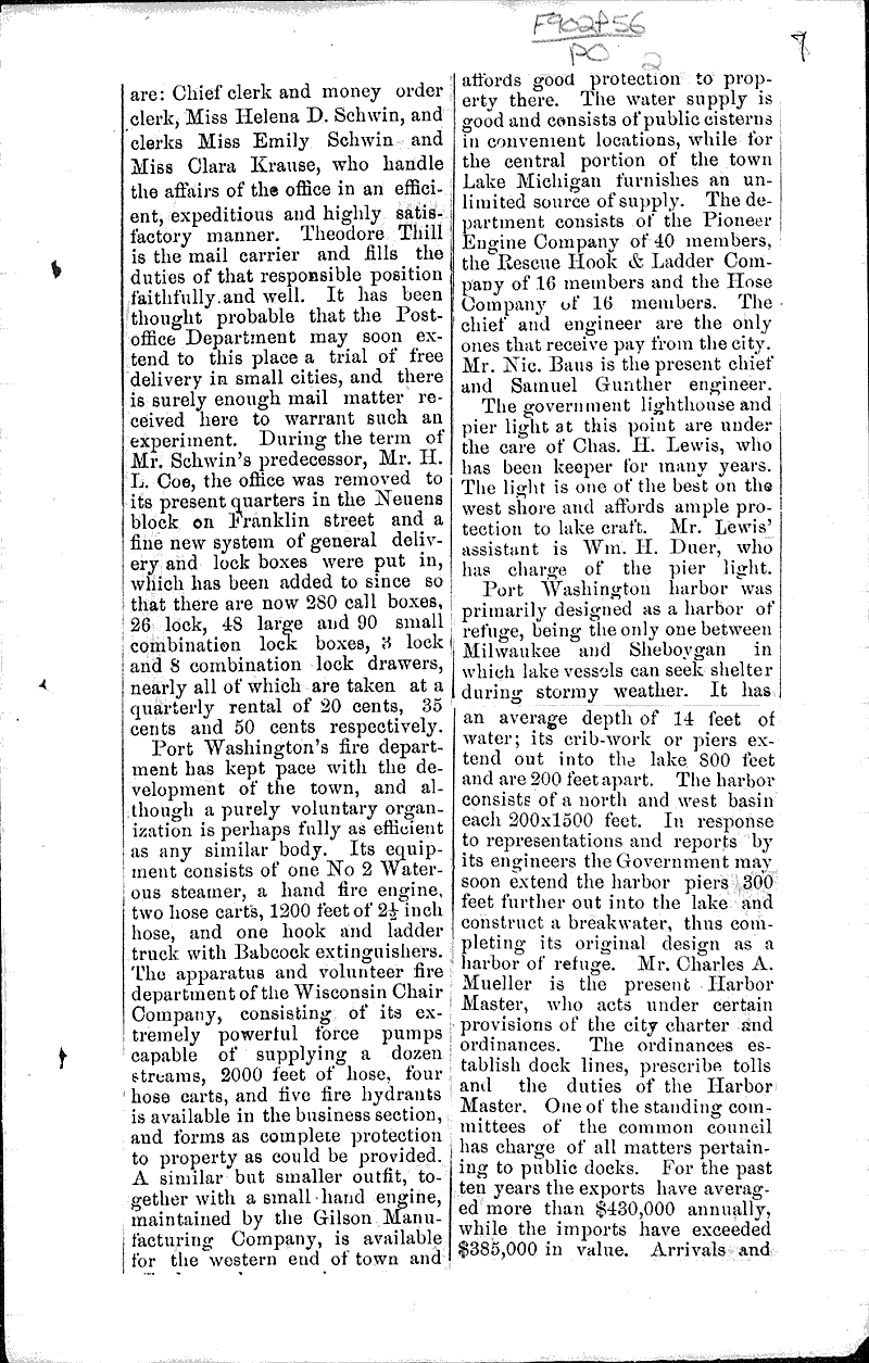  Source: Port Washington Star Date: 1898-07-04