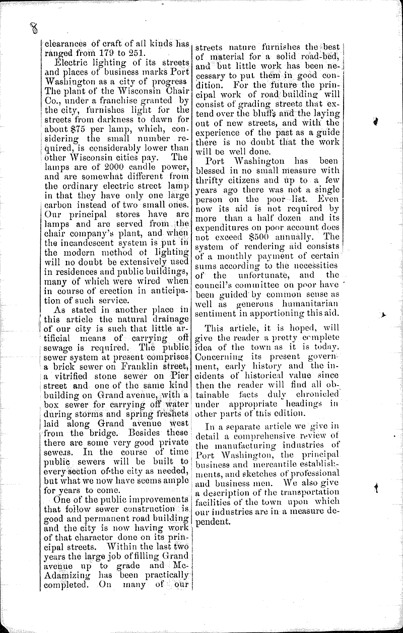  Source: Port Washington Star Date: 1898-07-04