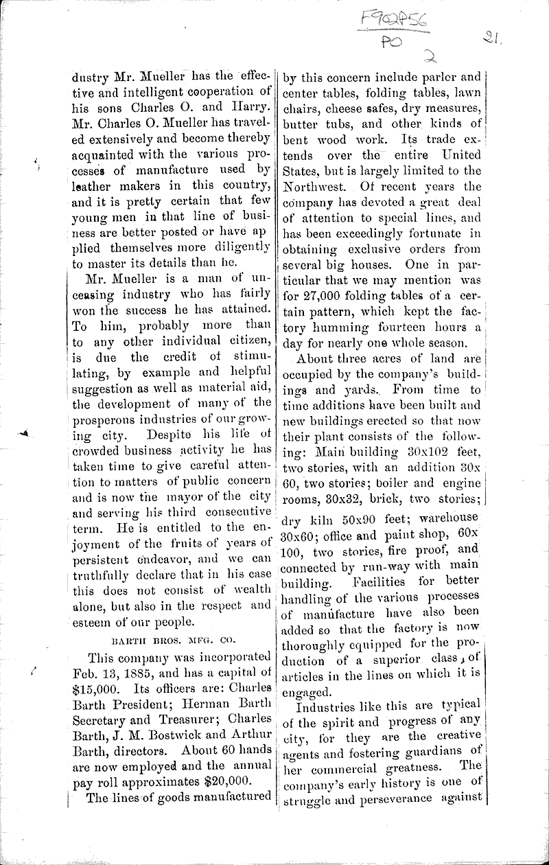  Source: Port Washington Star Date: 1898-07-04