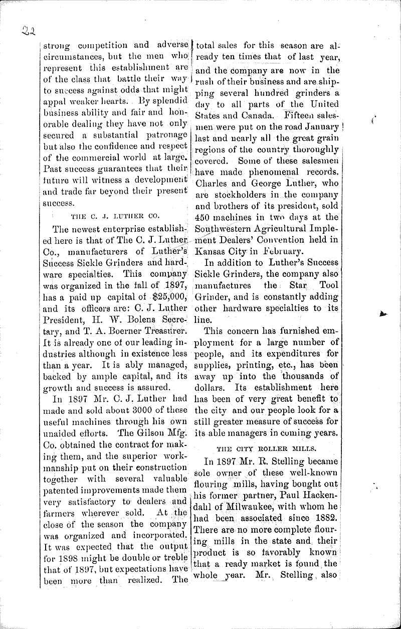  Source: Port Washington Star Date: 1898-07-04