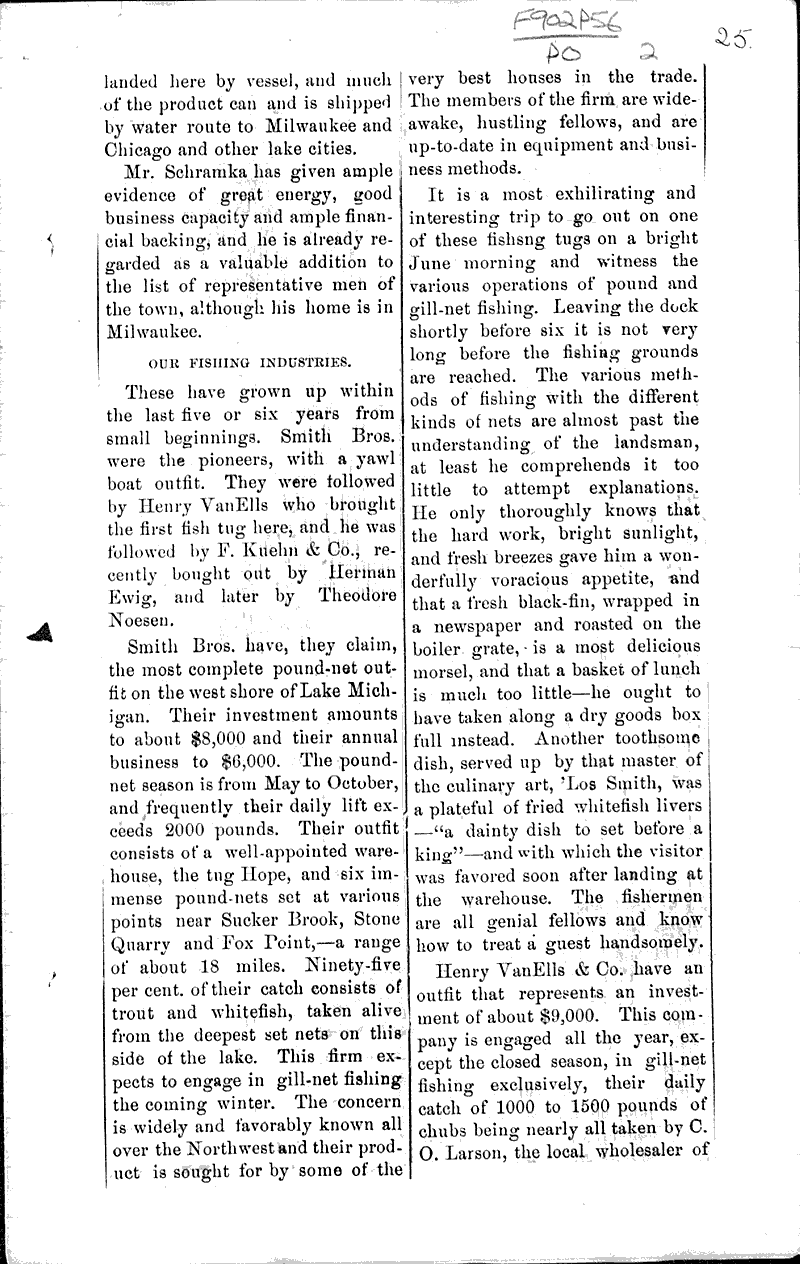  Source: Port Washington Star Date: 1898-07-04