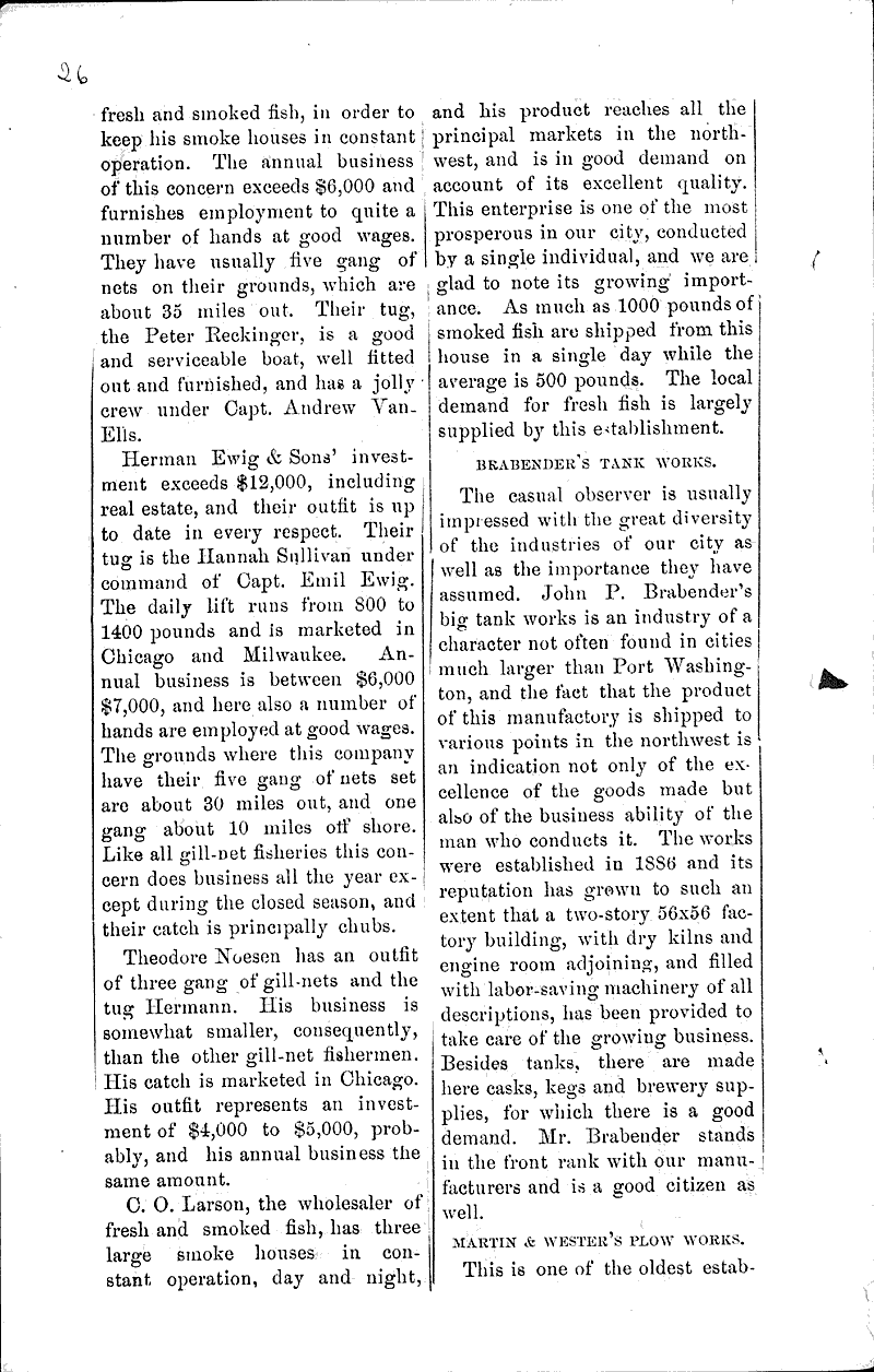  Source: Port Washington Star Date: 1898-07-04