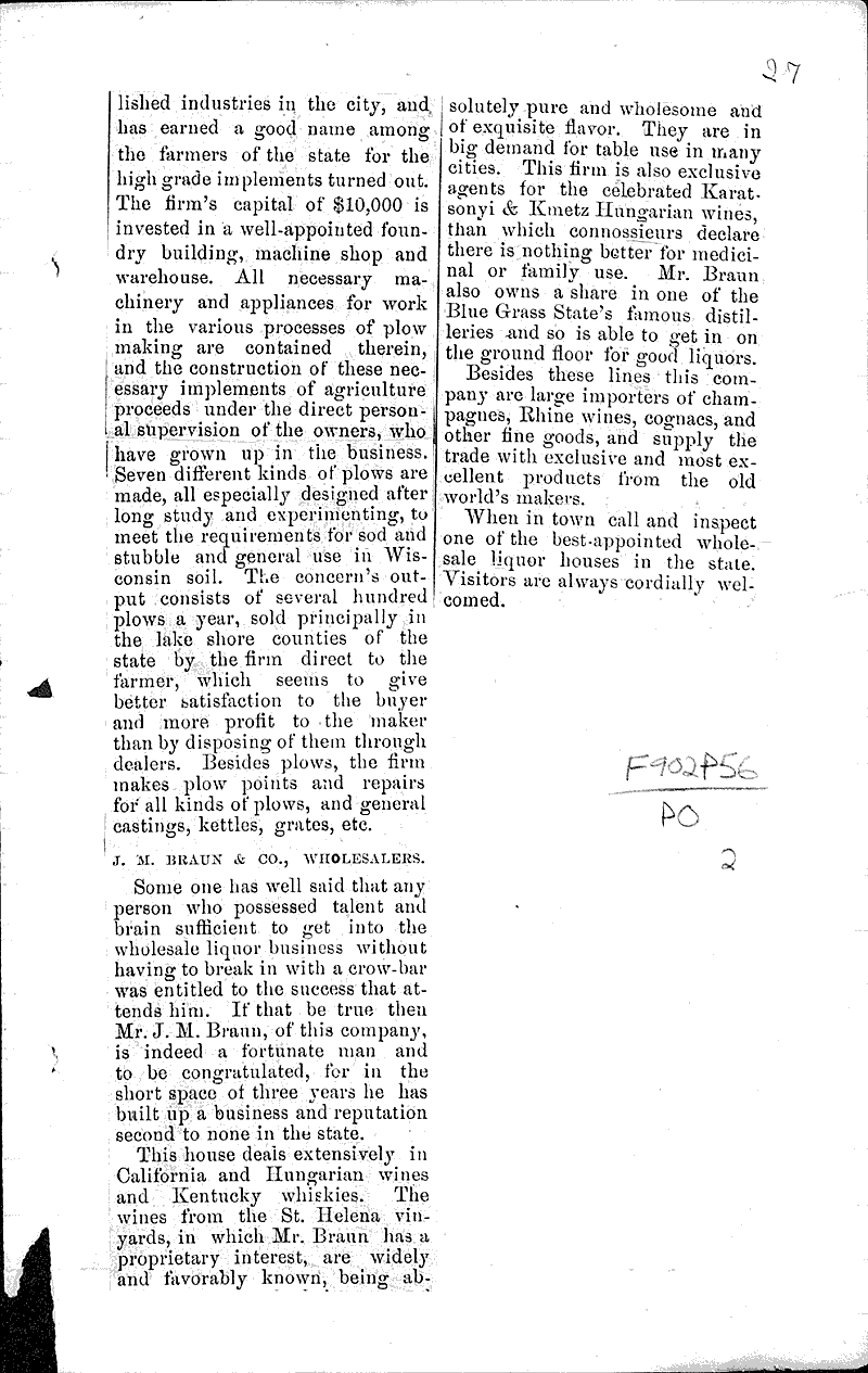  Source: Port Washington Star Date: 1898-07-04