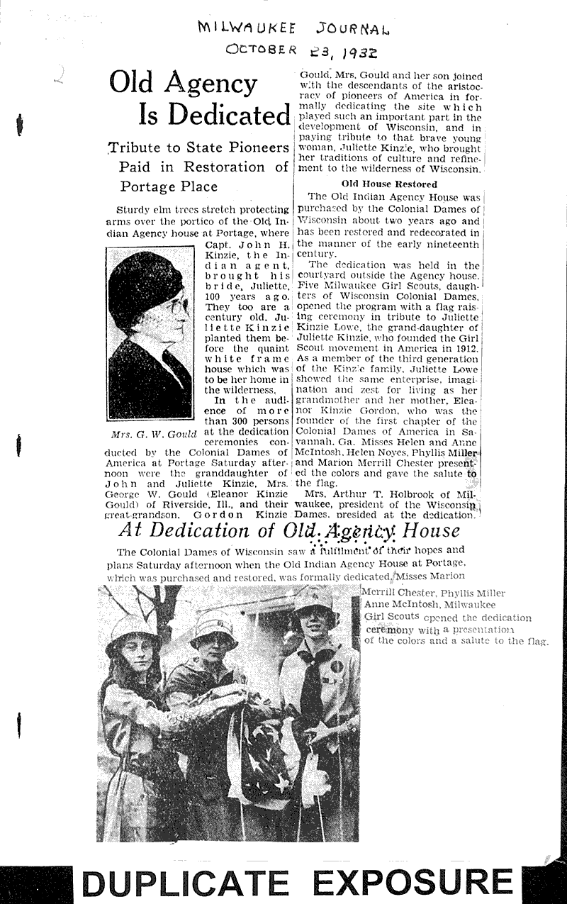  Source: Milwaukee Journal Topics: Architecture Date: 1933-10-23