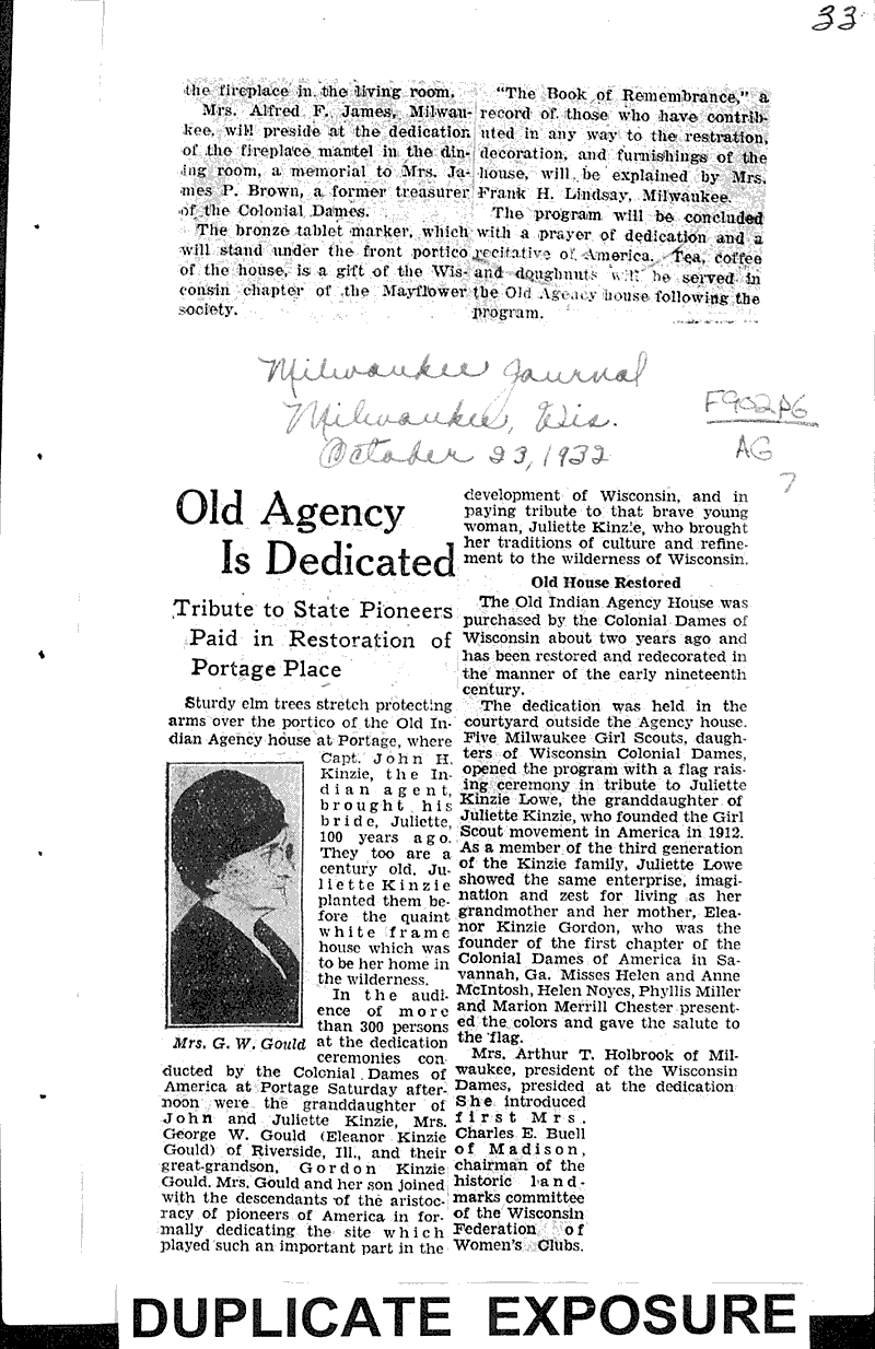  Source: Capital Times Topics: Indians and Native Peoples Date: 1932-10-05