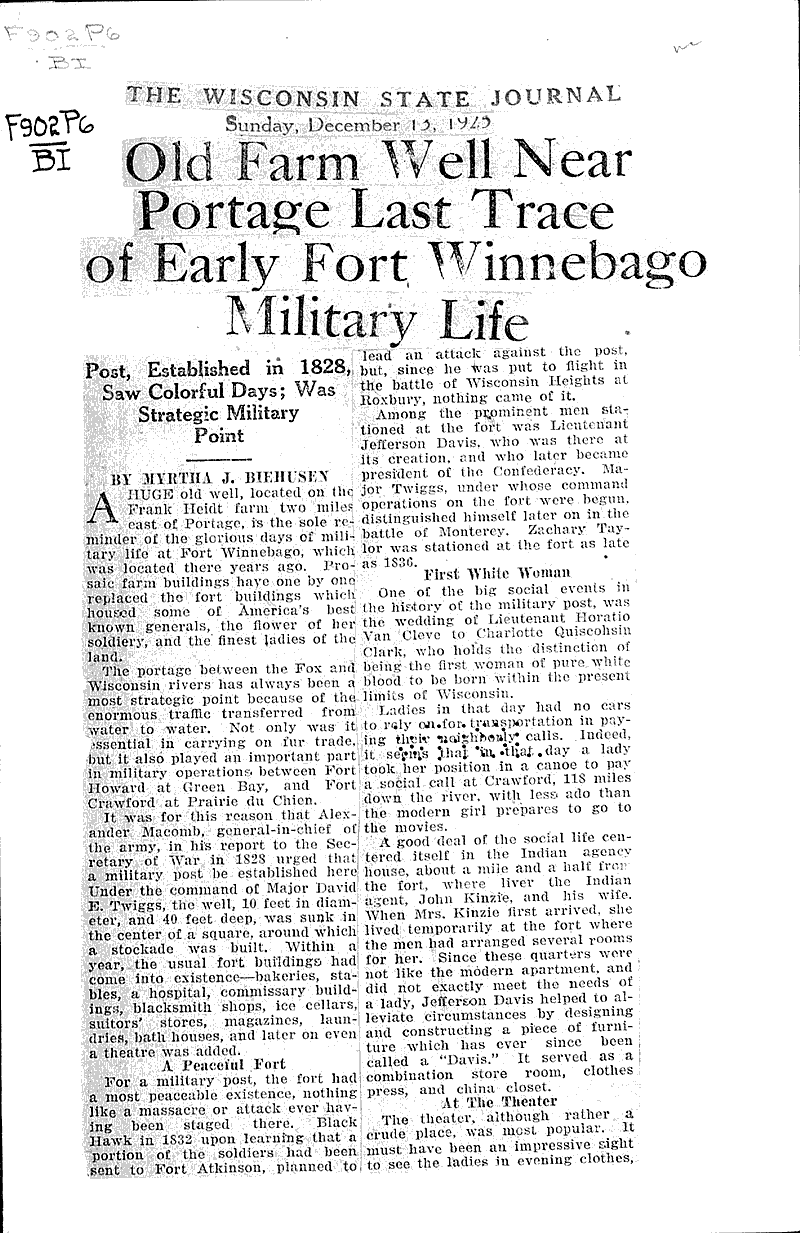  Source: Wisconsin State Journal Topics: Government and Politics Date: 1923-12-13