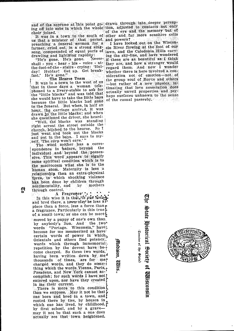  Source: Wisconsin State Journal Topics: Art and Music Date: 1926-01-10