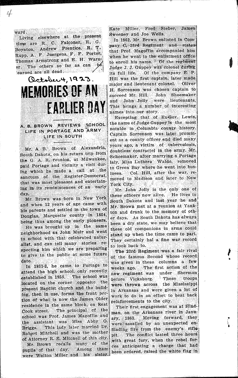  Source: Portage Register-Democrat Topics: Government and Politics Date: 1922-10-20