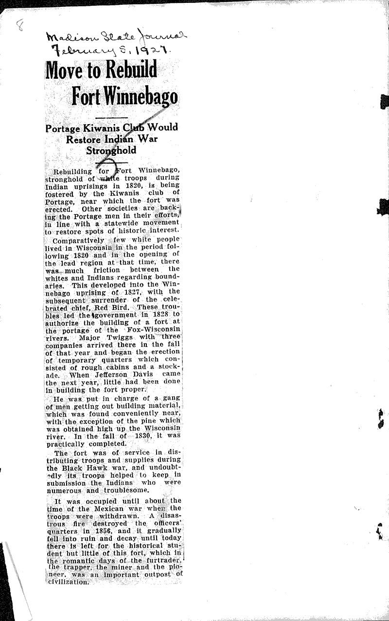  Source: Portage Register-Democrat Topics: Government and Politics Date: 1922-10-20