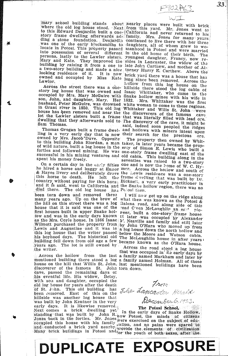  Source: Lancaster Herald Topics: Industry Date: 1921-03-02