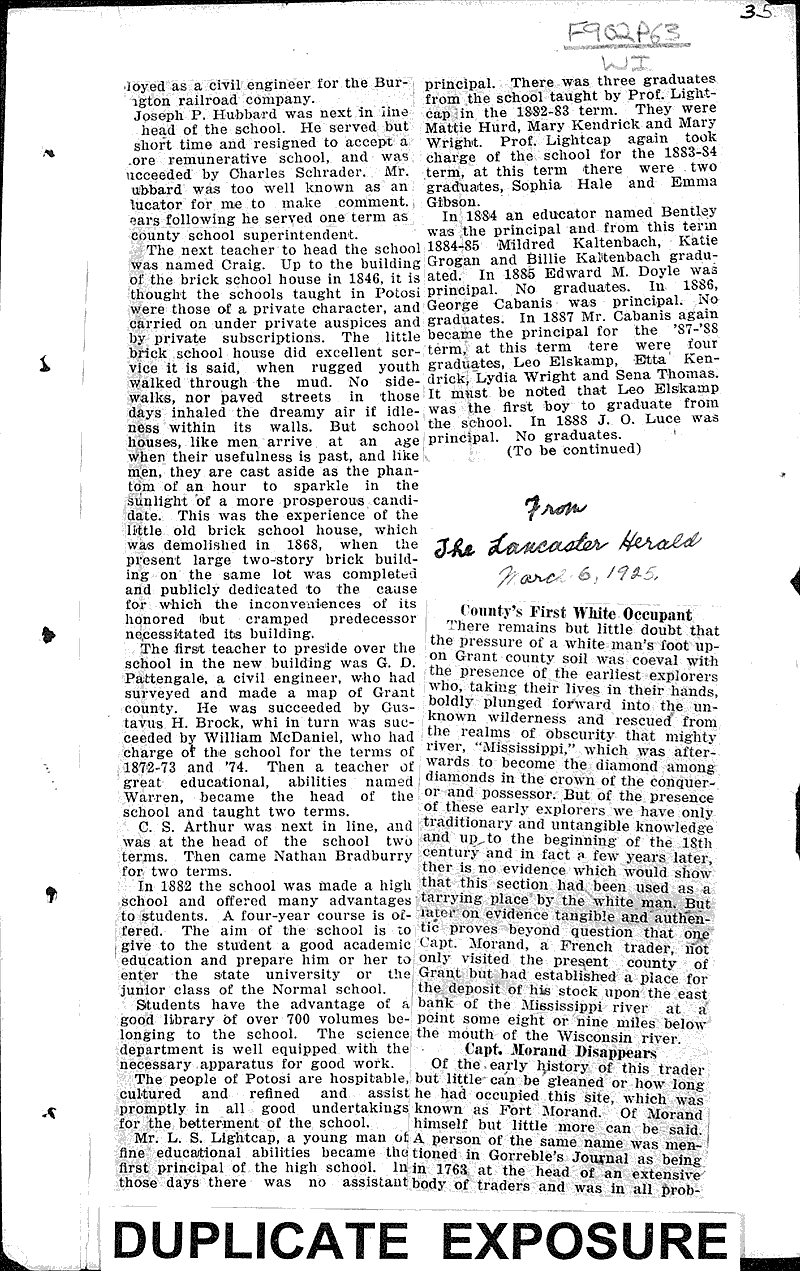  Source: Lancaster Herald Topics: Industry Date: 1921-03-02