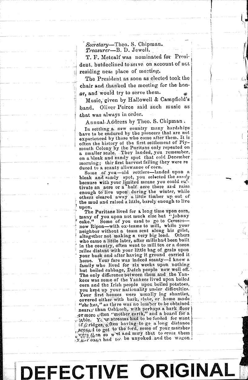  Topics: Social and Political Movements Date: 1875-02-10