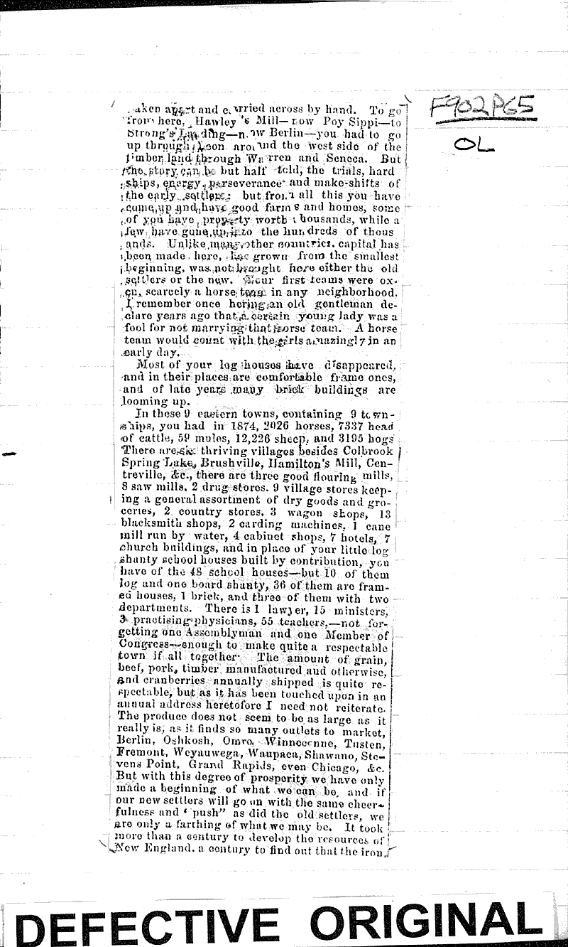  Topics: Social and Political Movements Date: 1875-02-10