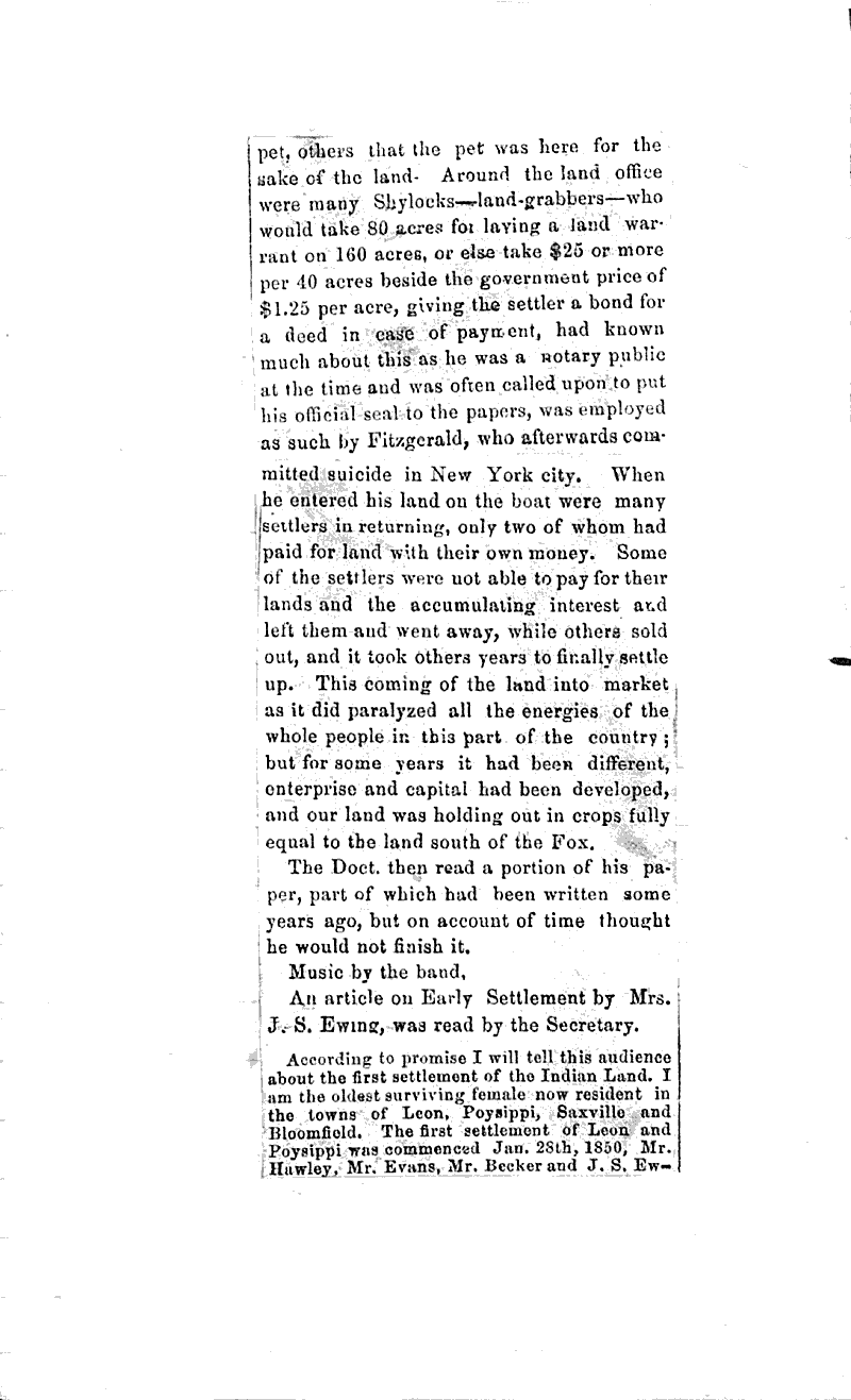  Topics: Social and Political Movements Date: 1875-02-10