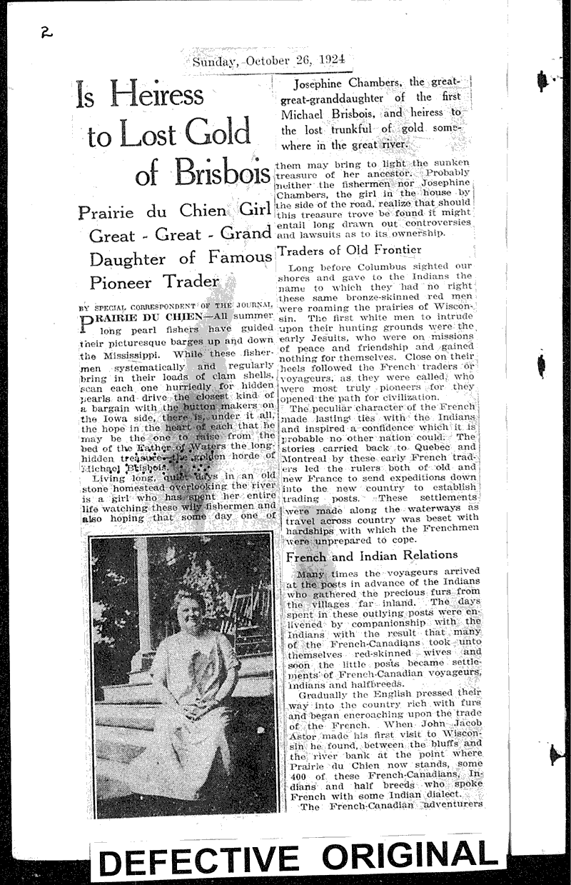  Source: Milwaukee Journal Date: 1924-10-26
