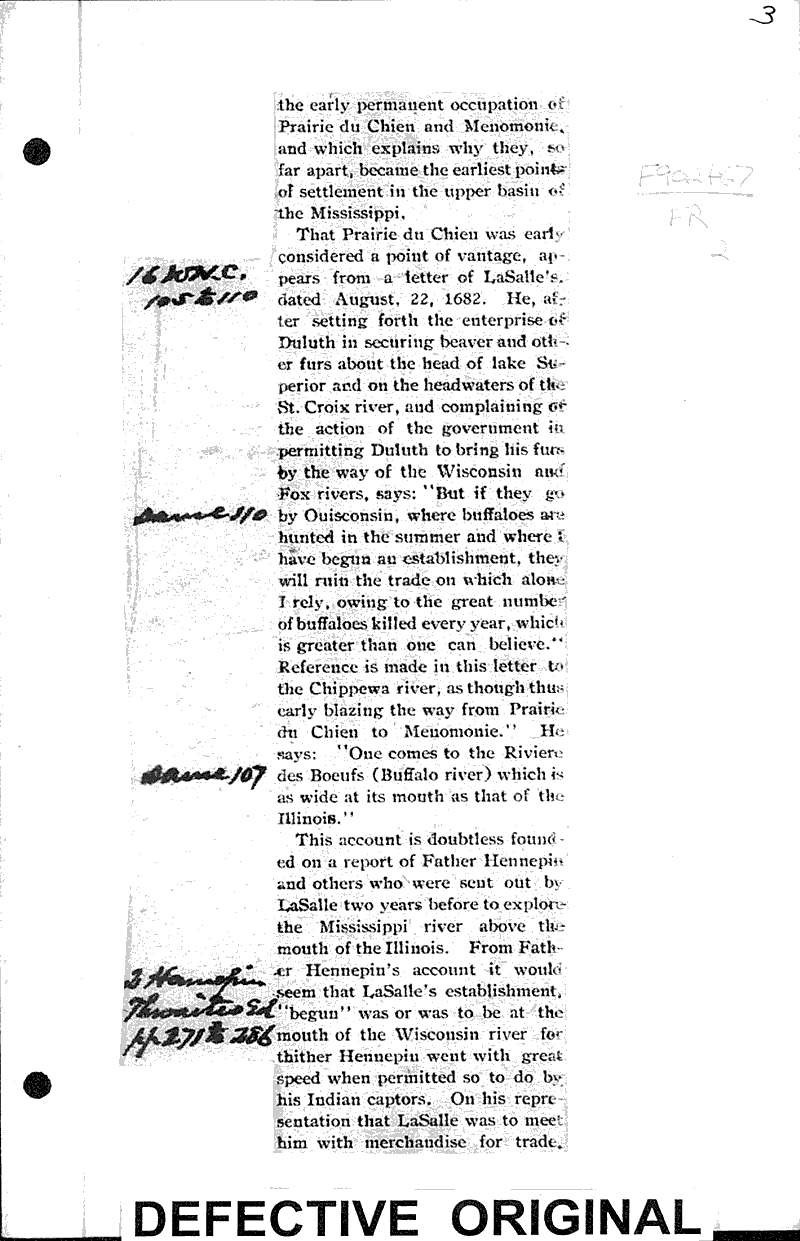 Prairie du Chien and Menomonie Newspaper Article/Clipping Wisconsin