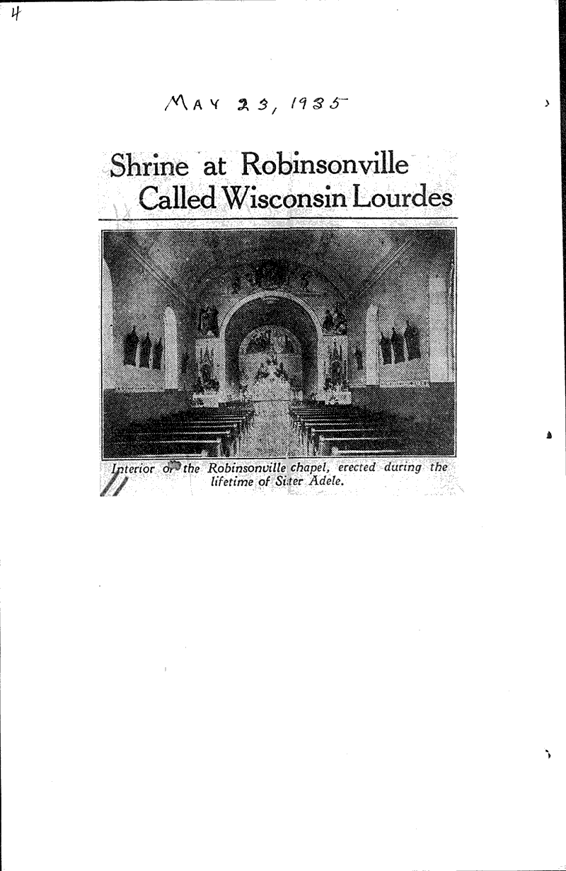  Source: Catholic Herald Topics: Church History Date: 1935-05-23