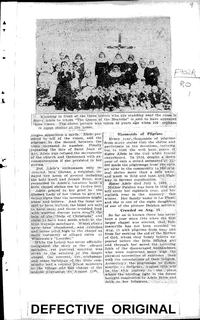  Source: Green Bay Gazette Date: 1925-08-13