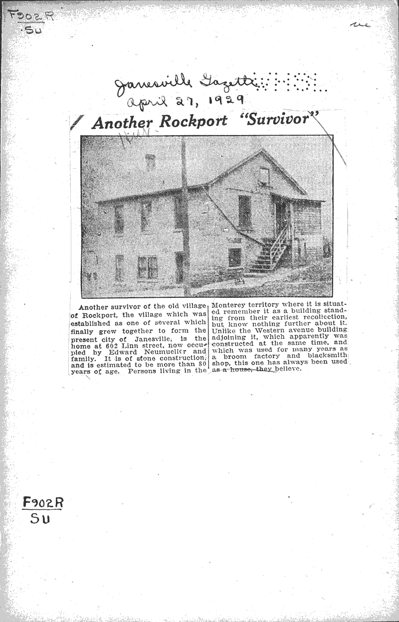  Source: Janesville Gazette Topics: Architecture Date: 1929-04-27