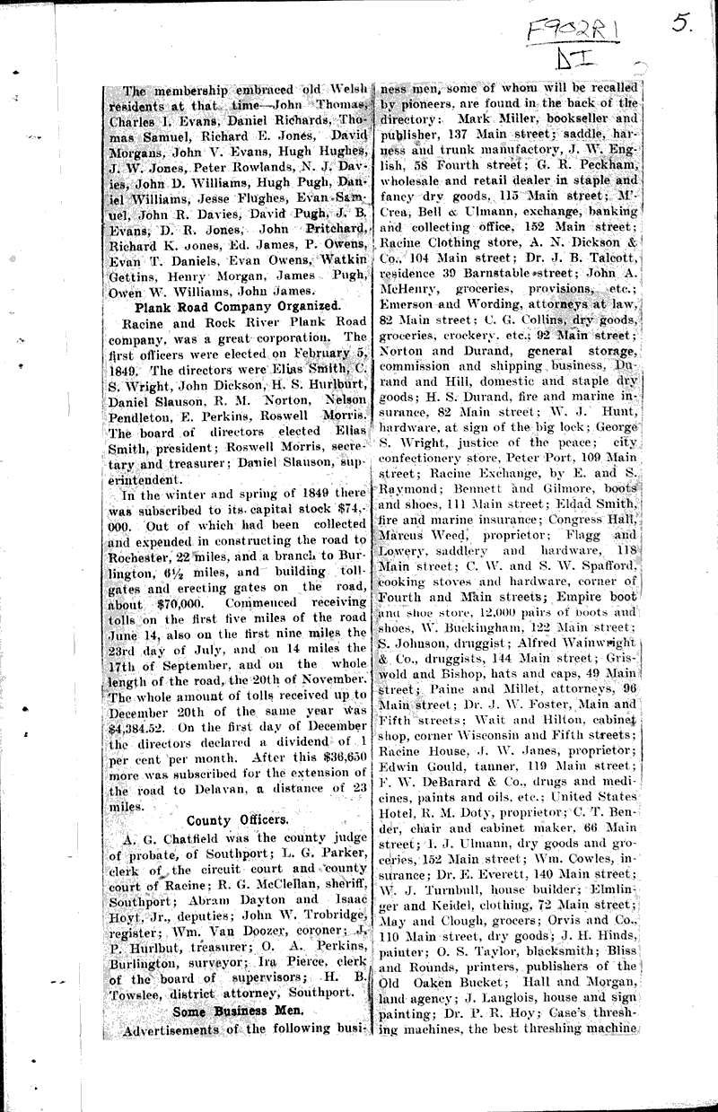  Source: Racine Journal Date: 1907-11-05