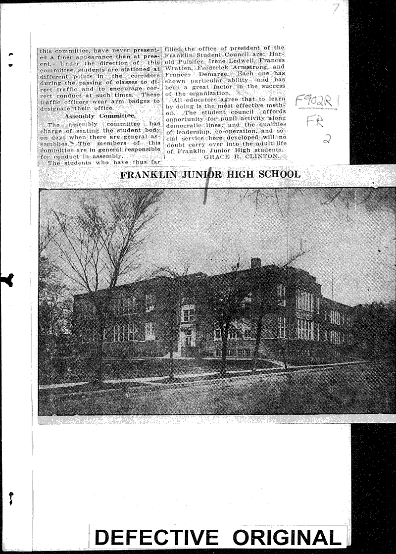  Source: Racine Journal-News Topics: Education Date: 1925-04-16