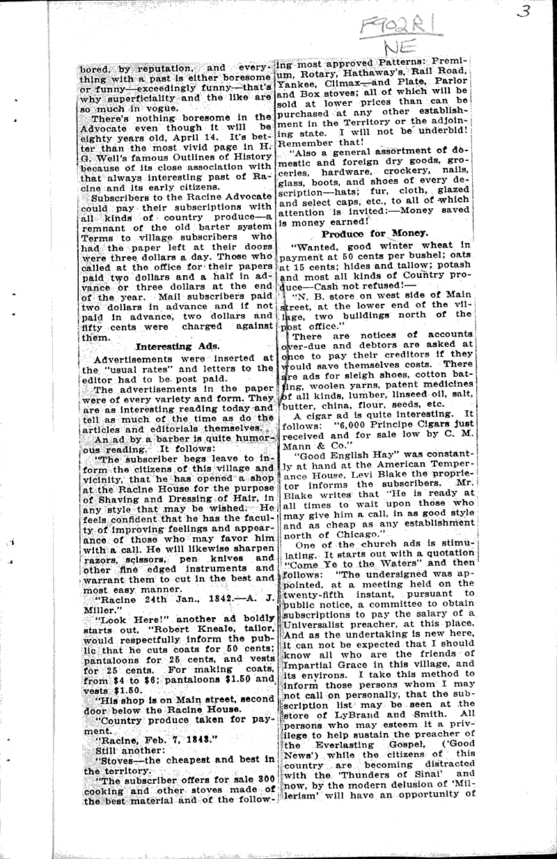  Source: Racine Journal Date: 1923-03-31