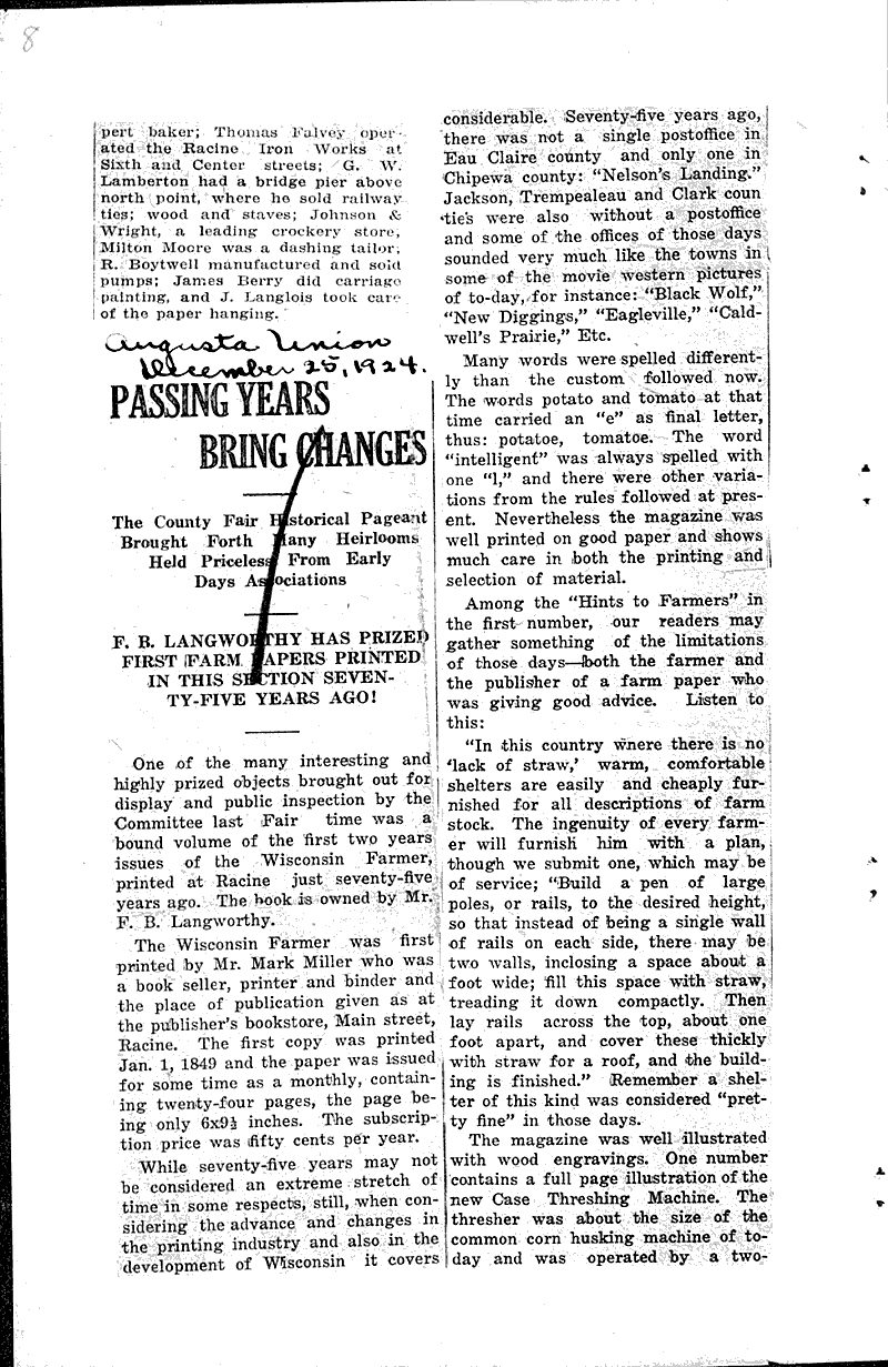  Source: Racine Journal Date: 1923-03-31