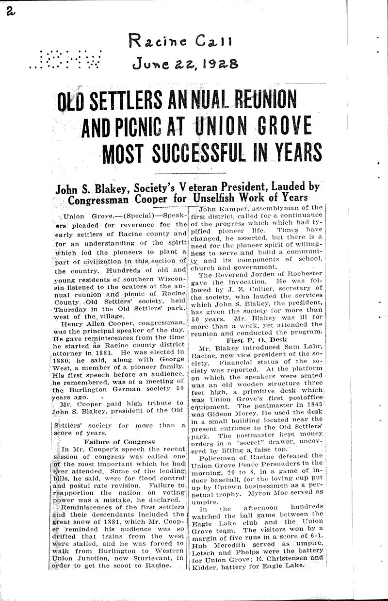  Source: Racine Call Date: 1928-06-22