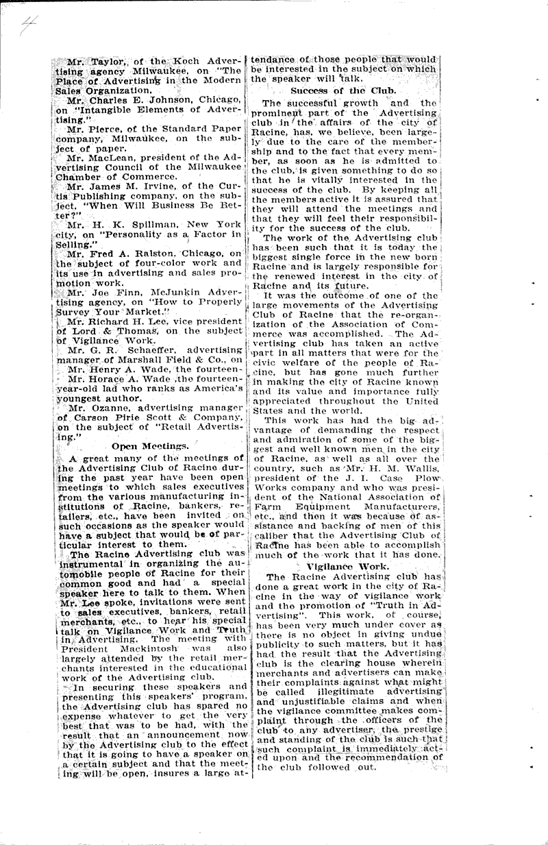  Source: Racine Journal Date: 1922-06-13