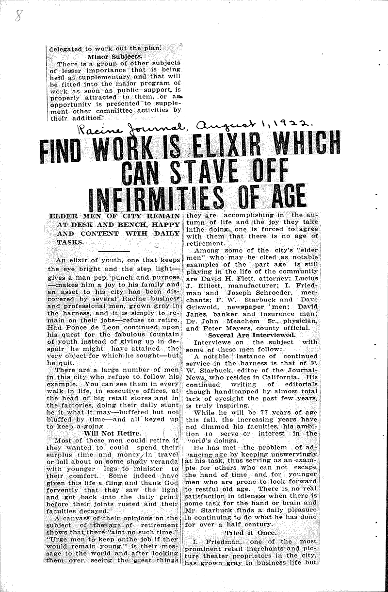  Source: Racine Journal Date: 1922-06-13